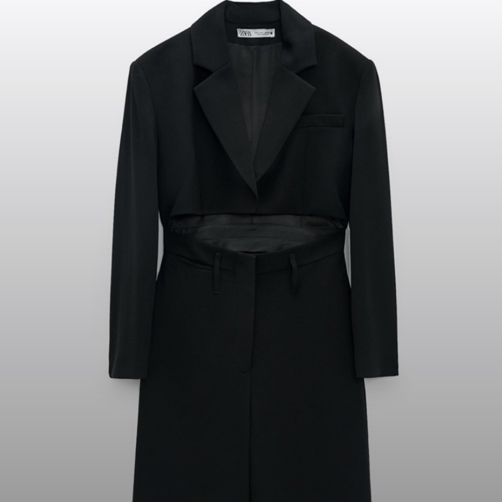 Zara Cut-out Blazer Jumpsuit